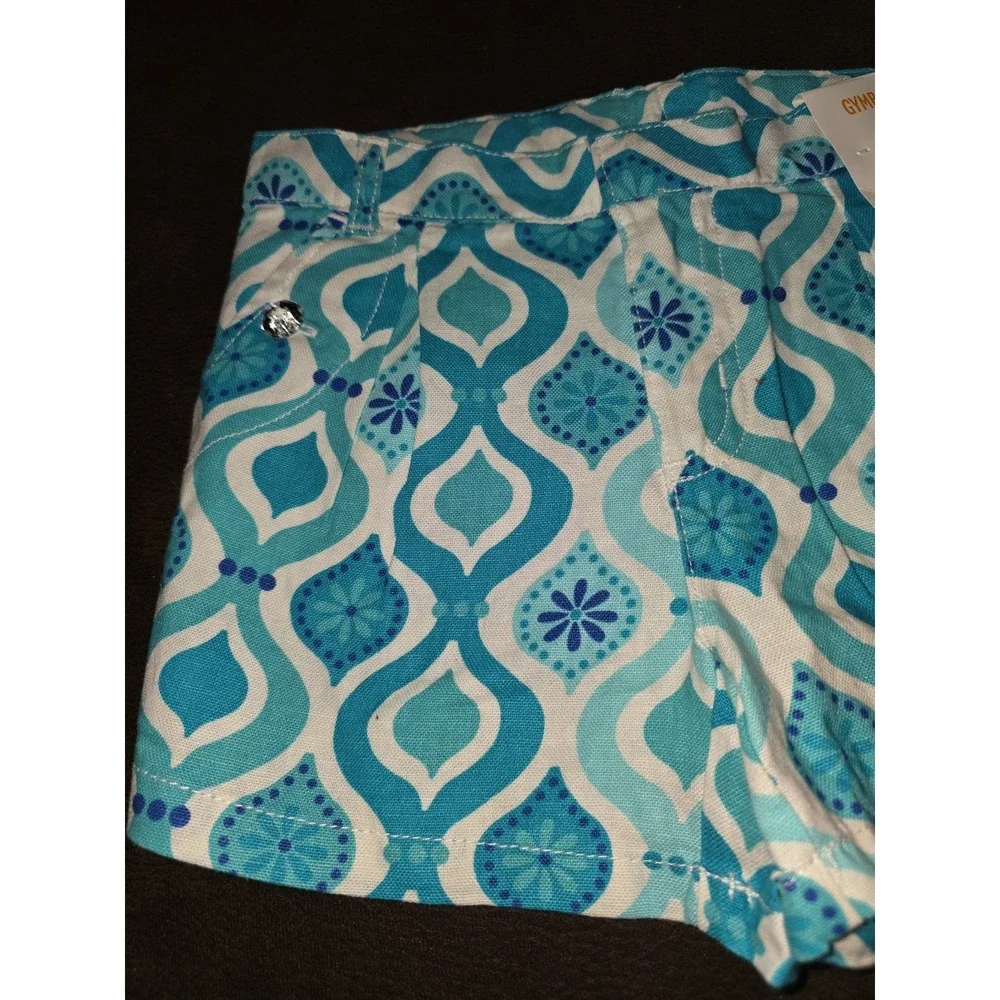 Gymboree‎ aqua summer shorts size 5 nwt